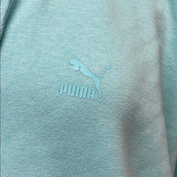 Puma Aruba Blue Heart T7 hoodie Track Jacket - Picture 8 of 16